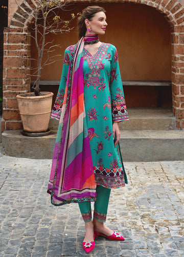 Gulaal | The Enchanted Garden | Almeria - Pakistani Clothes for women, in United Kingdom and United States