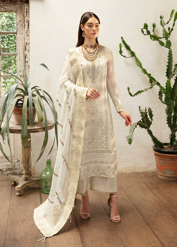 Gulaal | Embroidered Chiffon Eid Collection | ASTERIA - Hoorain Designer Wear - Pakistani Ladies Branded Stitched Clothes in United Kingdom, United states, CA and Australia