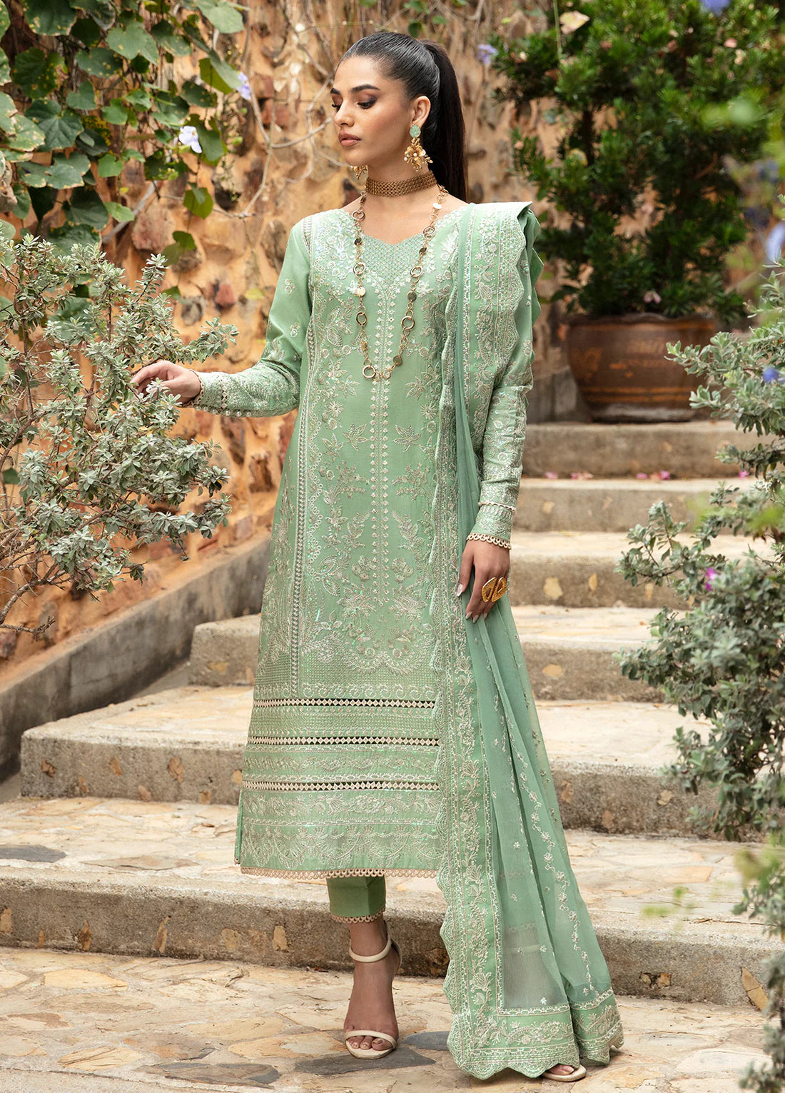 Gulaal | Luxury Lawn 24 | DENIZ (GL-LL-24V1-05) - Pakistani Clothes for women, in United Kingdom and United States