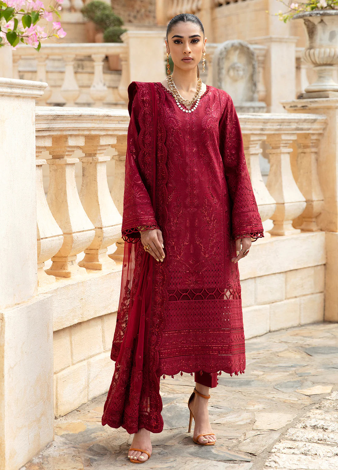 Gulaal | Luxury Lawn 24 | AMELIE (GL-LL-24V1-07) - Pakistani Clothes for women, in United Kingdom and United States