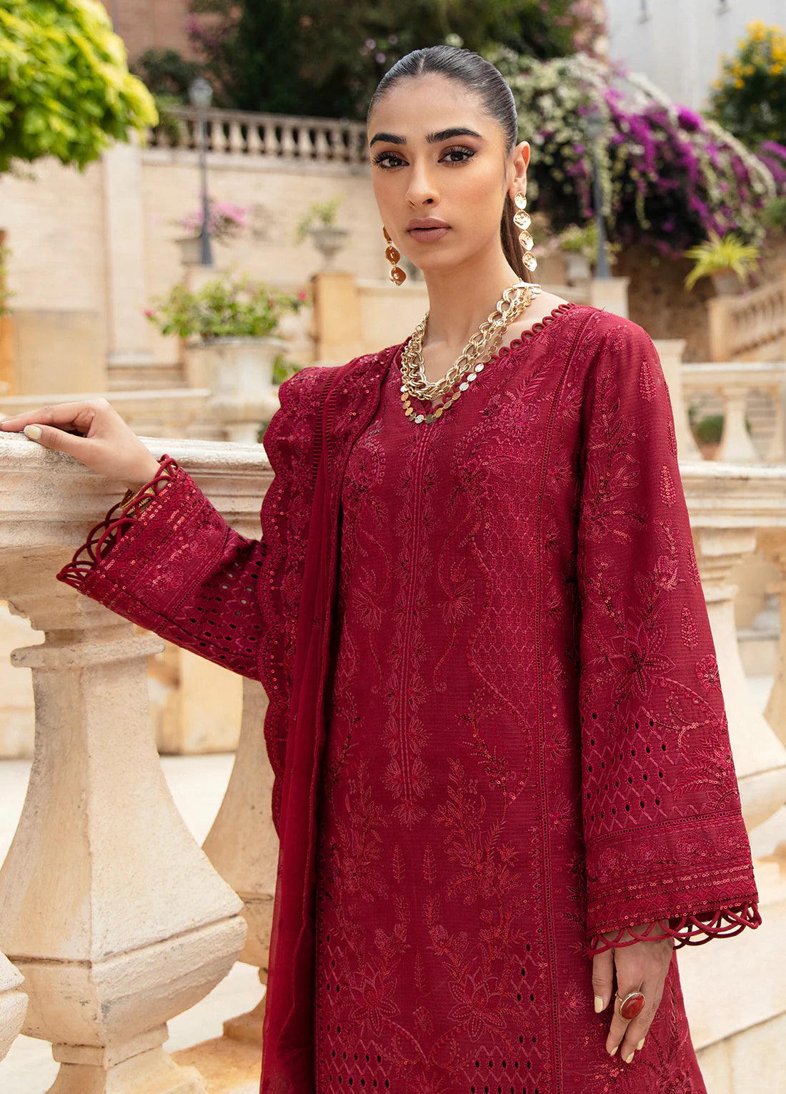 Gulaal | Luxury Lawn 24 | AMELIE (GL-LL-24V1-07) - Pakistani Clothes for women, in United Kingdom and United States