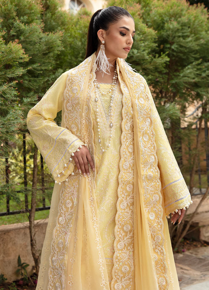 Gulaal | Luxury Lawn 24 | VALERIA (GL-LL-24V1-01) - Hoorain Designer Wear - Pakistani Ladies Branded Stitched Clothes in United Kingdom, United states, CA and Australia
