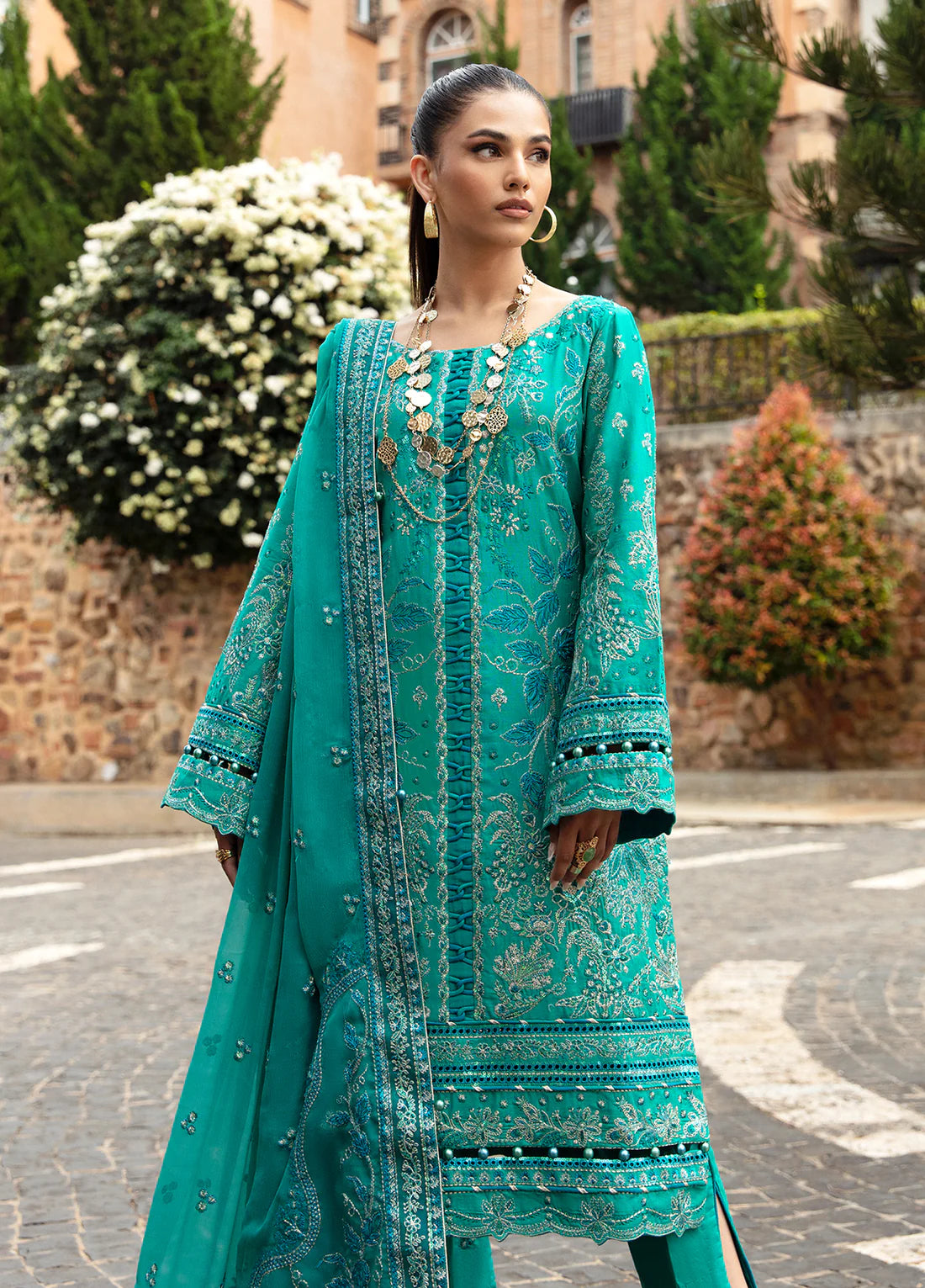 Gulaal | Luxury Lawn 24 | CIANA (GL-LL-24V1-08) - Pakistani Clothes for women, in United Kingdom and United States