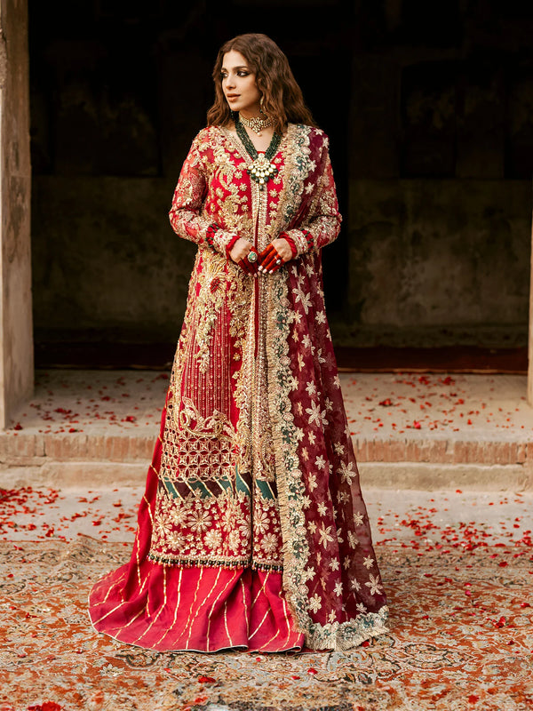 Maryam Hussain | Gulaab Wedding Formals 24 | Ishq - Hoorain Designer Wear - Pakistani Designer Clothes for women, in United Kingdom, United states, CA and Australia