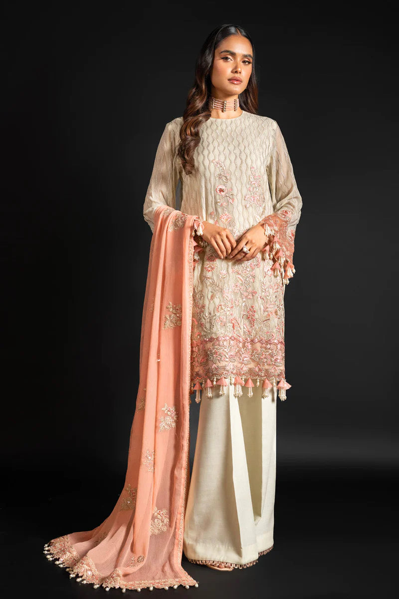 Alkaram | Heavy Formals 24 | HF-06-24-Cream - Pakistani Clothes for women, in United Kingdom and United States