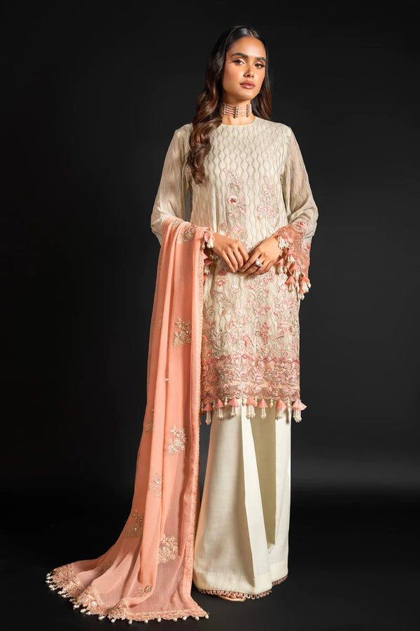 Alkaram | Heavy Formals 24 | HF-06-24-Cream - Hoorain Designer Wear - Pakistani Ladies Branded Stitched Clothes in United Kingdom, United states, CA and Australia