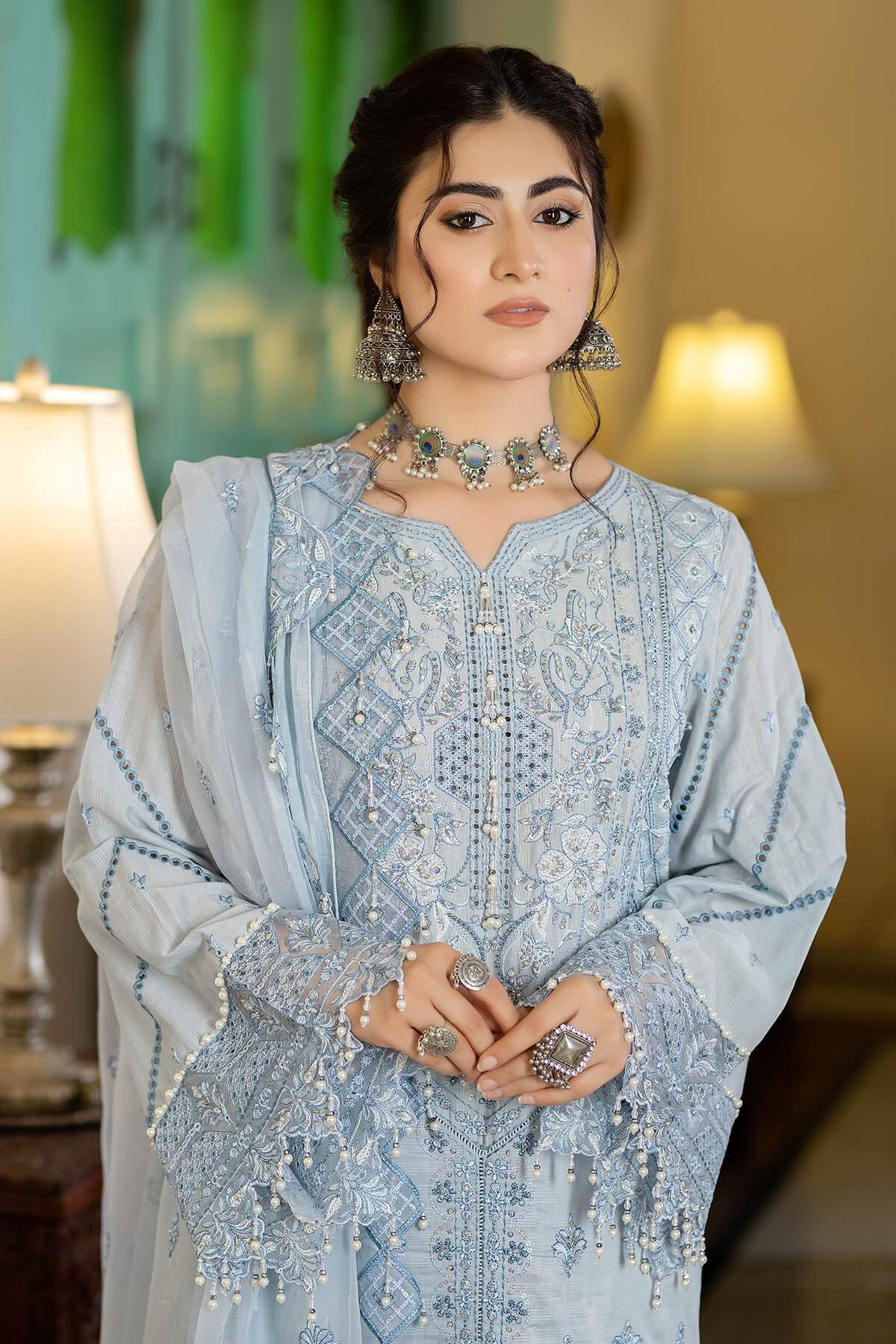 Raeesa Premium | Kimora Lawn Collection | Kimora | HL-11 Koyel - Pakistani Clothes for women, in United Kingdom and United States