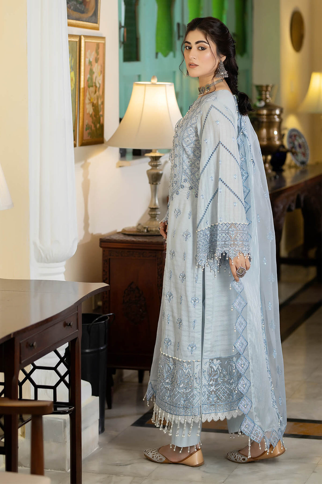 Raeesa Premium | Kimora Lawn Collection | Kimora | HL-11 Koyel - Pakistani Clothes for women, in United Kingdom and United States