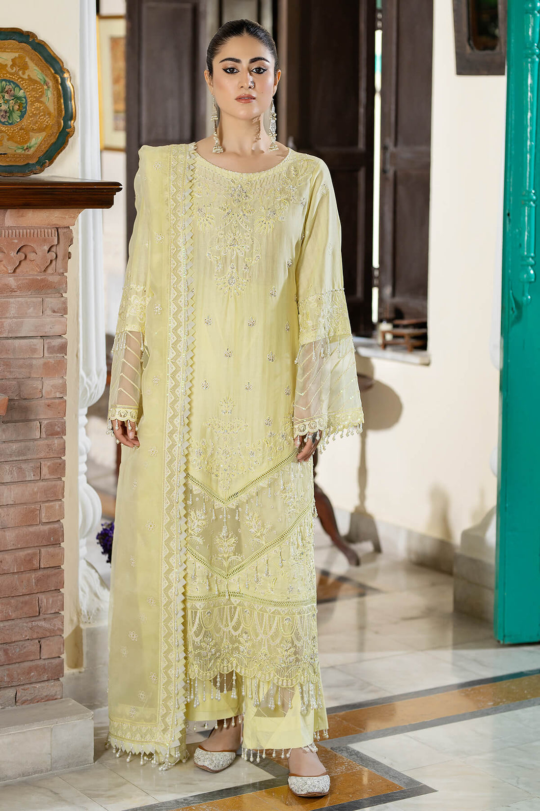 Raeesa Premium | Kimora Lawn Collection | Kimora | HL-20 Sunbul - Pakistani Clothes for women, in United Kingdom and United States