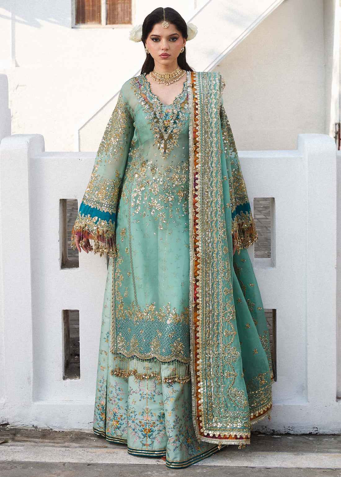 Hussain Rehar Darlings Festive 25 | Pakistani Festive Dresses UK Tagged "Ice Blue" Hoorain Designer Wear Hussain Rehar Darlings Festive 25 | Pakistani Festive Dresses UK Tagged "Ice Blue" Hoorain Designer Wear