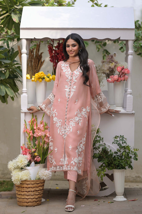 Hue Pret | Zard Collection | MUSHQ - Hoorain Designer Wear - Pakistani Designer Clothes for women, in United Kingdom, United states, CA and Australia