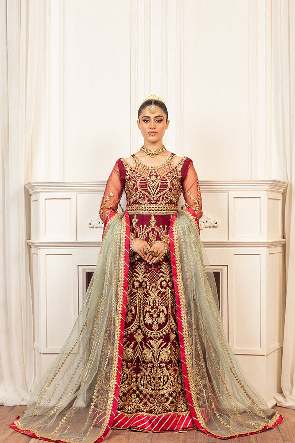 Mushq | Hemline Aura Debut Wedding Formals | SCARLET