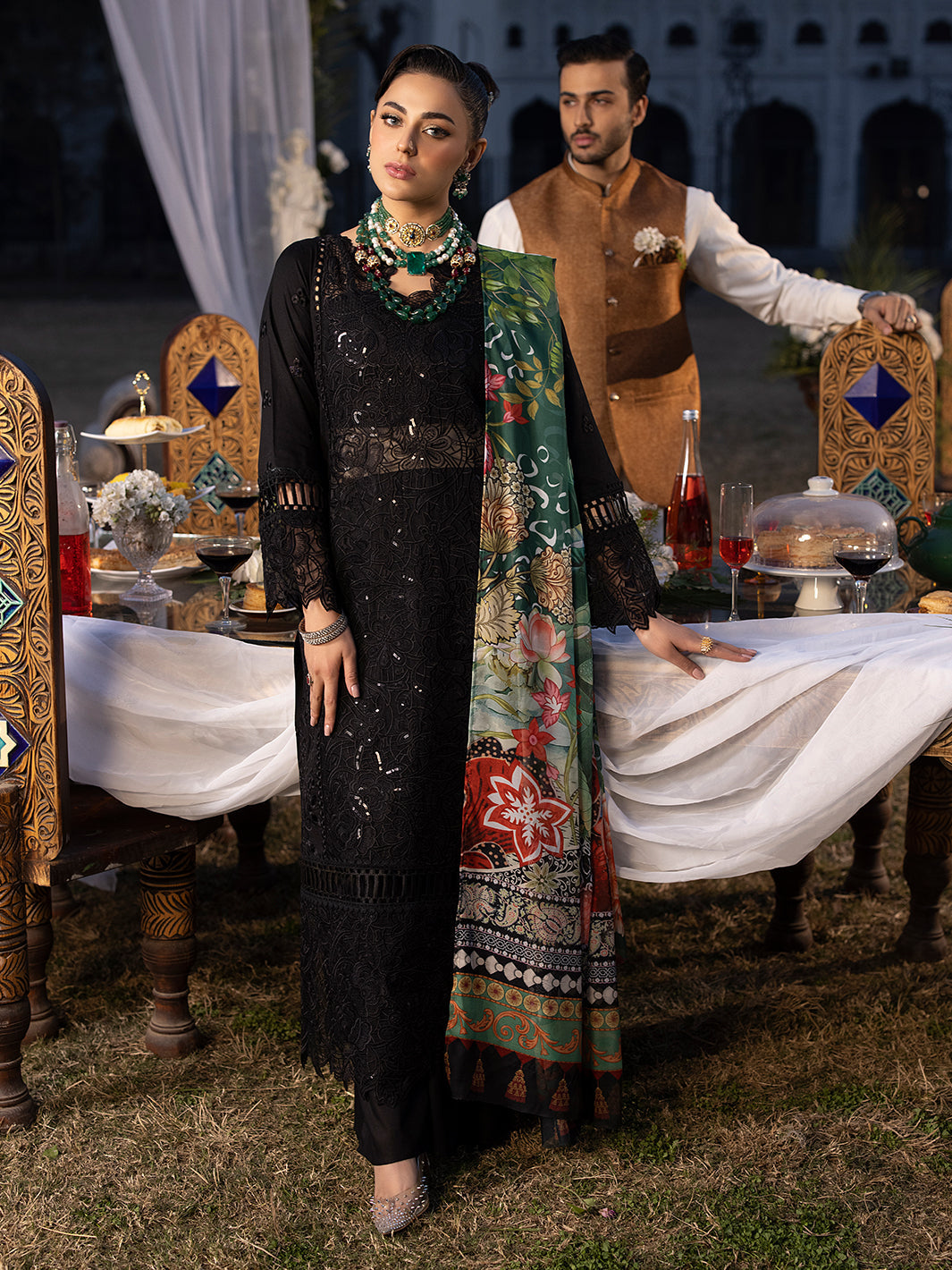 Mahnur | Mahrukh Luxury Lawn 24 | HEMAYAL - Pakistani Clothes for women, in United Kingdom and United States