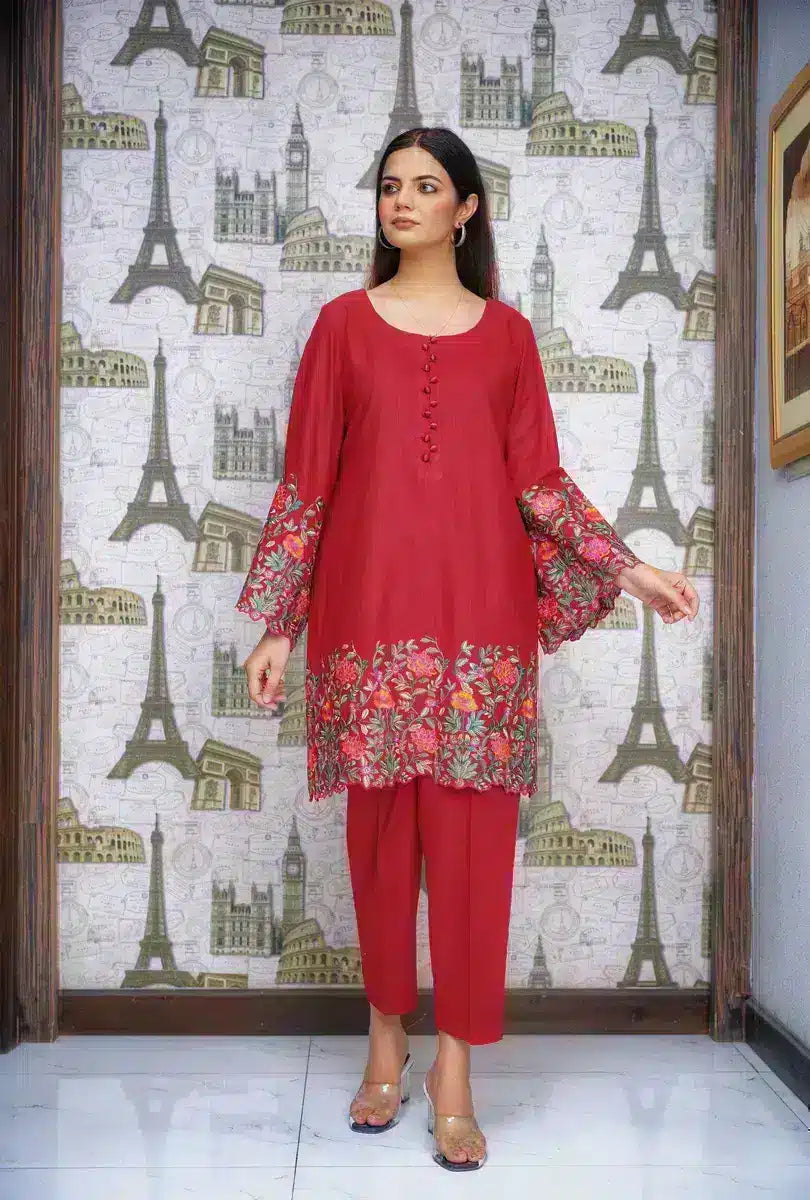 Hoorain Basics | Slub Winter 23 | HB-MRN - Pakistani Clothes for women, in United Kingdom and United States