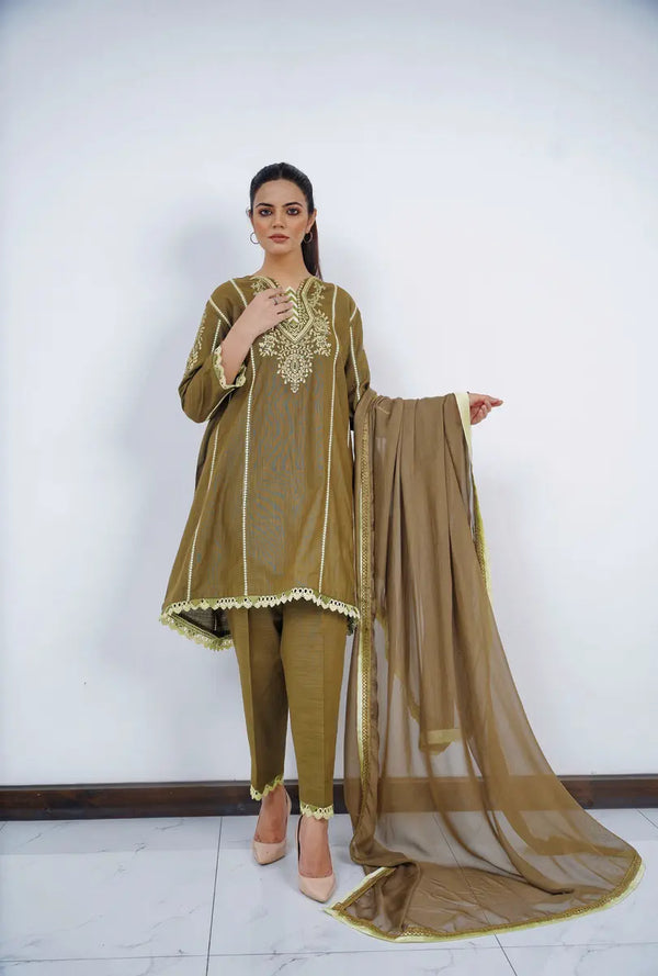 Hoorain Basics | Slub Winter 23 | HB-MND - Hoorain Designer Wear - Pakistani Ladies Branded Stitched Clothes in United Kingdom, United states, CA and Australia