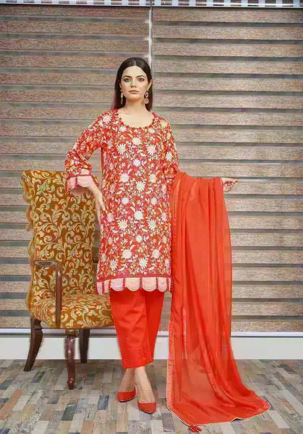 Hoorain Basics | Slub Winter 23 | HB-RED - Hoorain Designer Wear - Pakistani Ladies Branded Stitched Clothes in United Kingdom, United states, CA and Australia