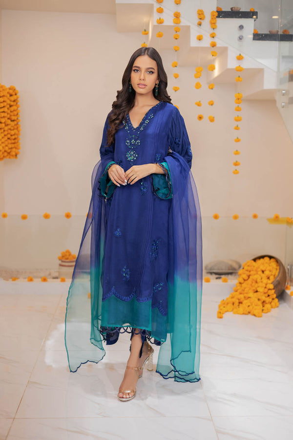 Hue Pret | Zara Suno Collection | NAINAH - Hoorain Designer Wear - Pakistani Ladies Branded Stitched Clothes in United Kingdom, United states, CA and Australia