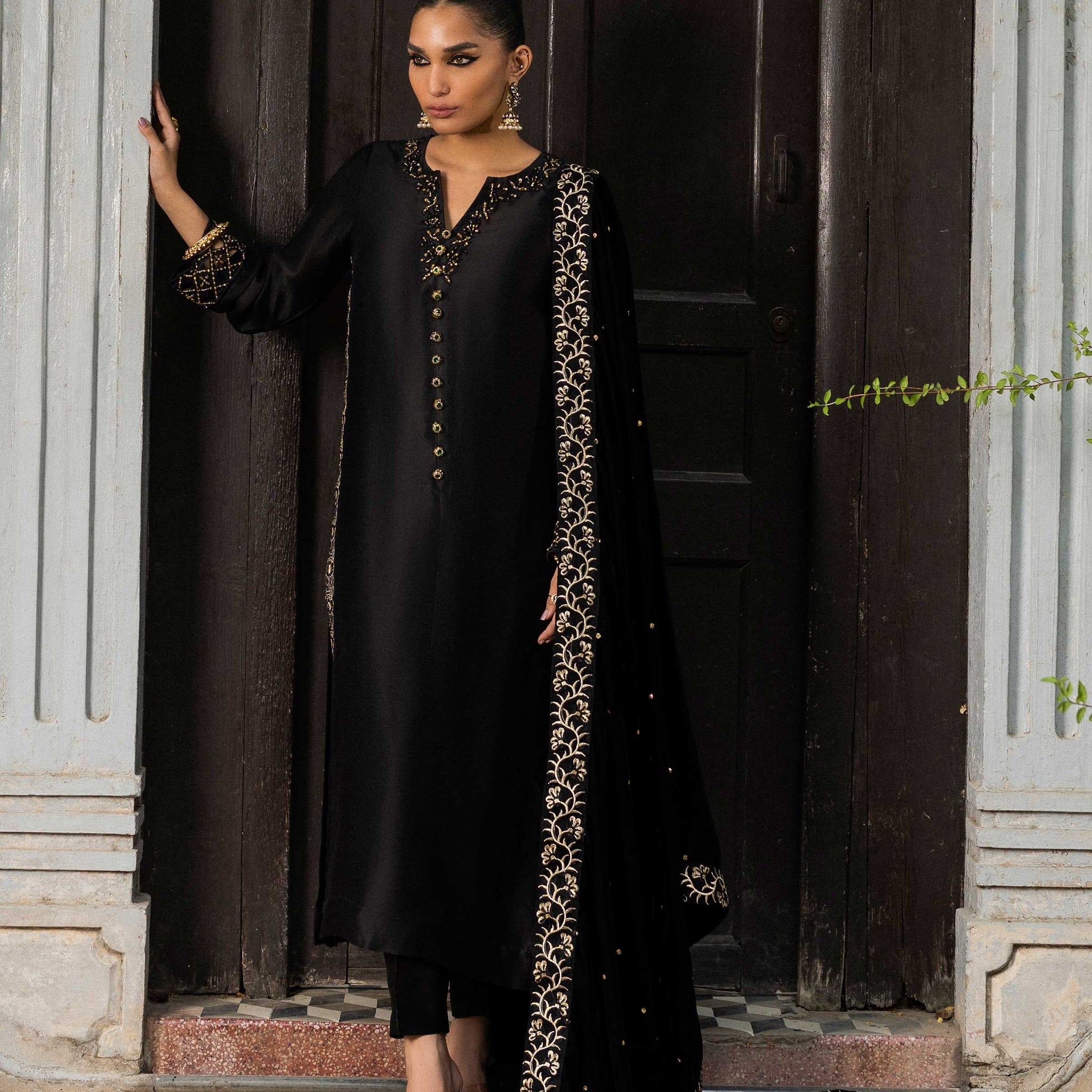 Hue Pret | Arth Festive Collection | MEERAS - Pakistani Clothes for women, in United Kingdom and United States