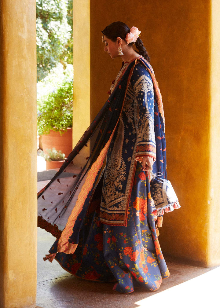 Hussain Rehar | Zaiba-Eid Lawn Collection’24 | Neelofar - Hoorain Designer Wear - Pakistani Ladies Branded Stitched Clothes in United Kingdom, United states, CA and Australia