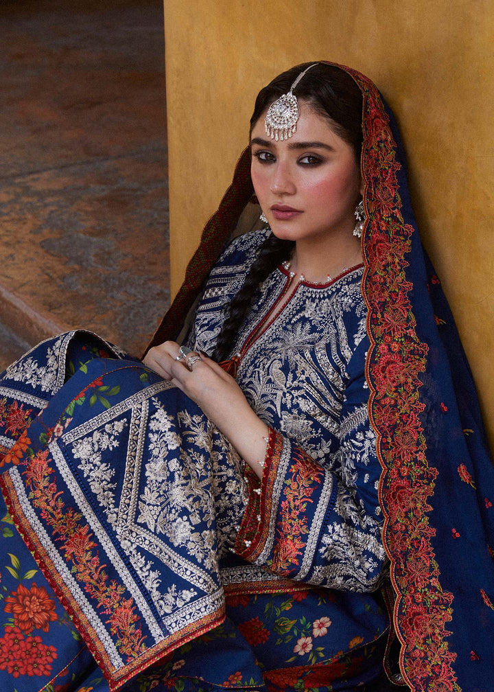 Hussain Rehar | Zaiba-Eid Lawn Collection’24 | Neelofar - Hoorain Designer Wear - Pakistani Ladies Branded Stitched Clothes in United Kingdom, United states, CA and Australia