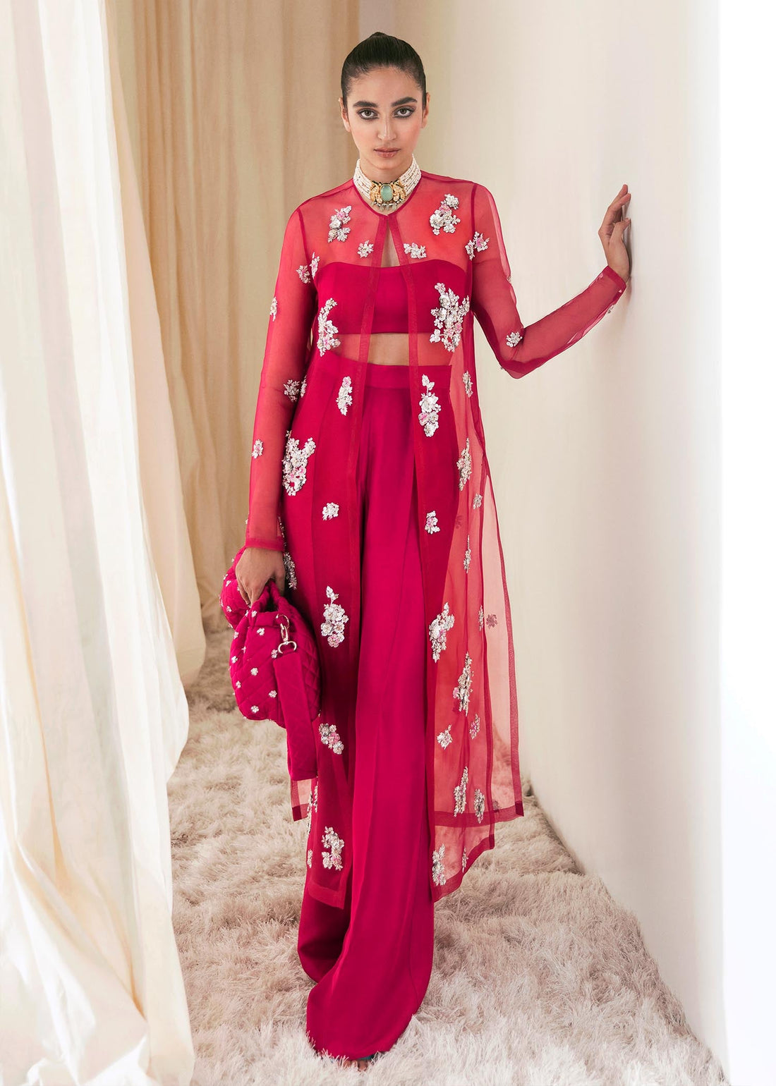 hussain rehar pink dress Hussain Rehar pink wedding edition dress