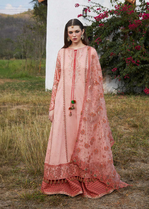 Hussain Rehar | Eid Luxury Lawn SS/24 | Nayra - Hoorain Designer Wear - Pakistani Ladies Branded Stitched Clothes in United Kingdom, United states, CA and Australia