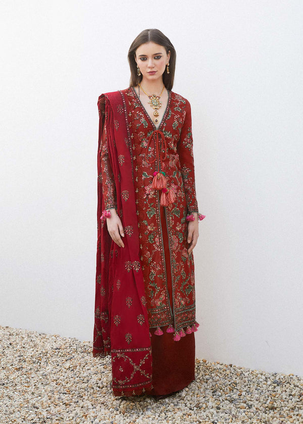 Hussain Rehar | Eid Luxury Lawn SS/24 | Ruhi - Hoorain Designer Wear - Pakistani Ladies Branded Stitched Clothes in United Kingdom, United states, CA and Australia