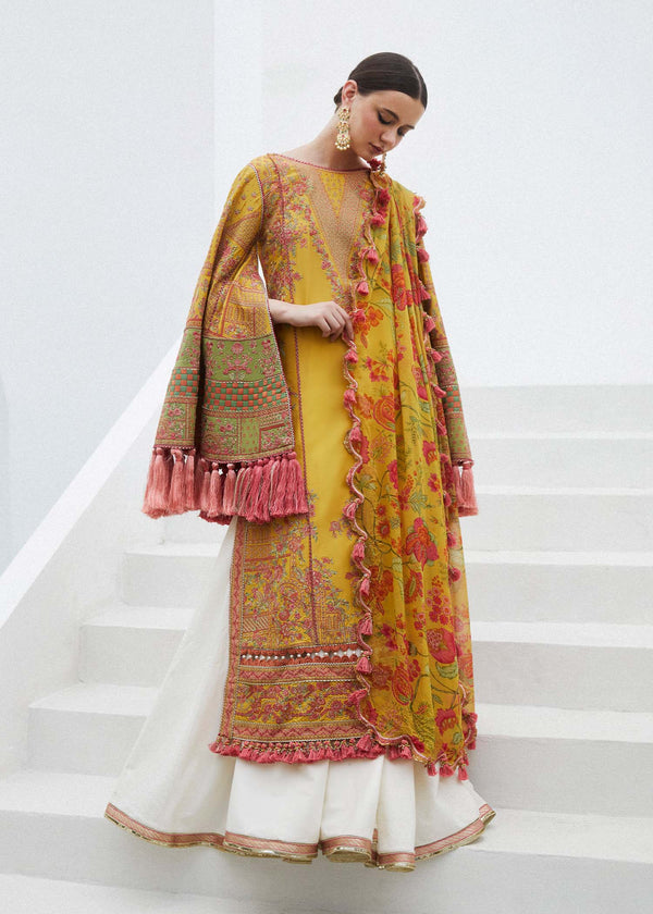 Hussain Rehar | Eid Luxury Lawn SS/24 | EUPHORIA - Hoorain Designer Wear - Pakistani Ladies Branded Stitched Clothes in United Kingdom, United states, CA and Australia