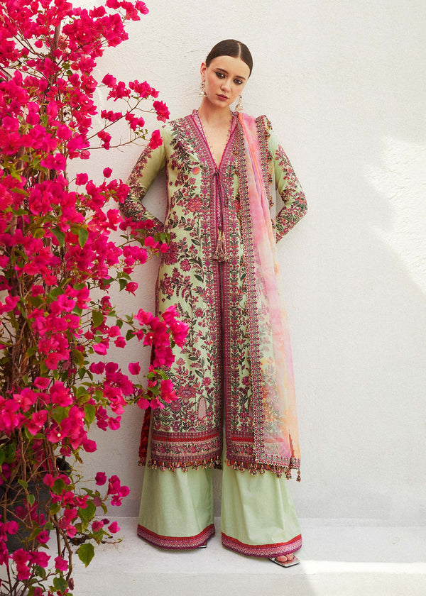 Hussain Rehar | Eid Luxury Lawn SS/24 | Eira - Hoorain Designer Wear - Pakistani Ladies Branded Stitched Clothes in United Kingdom, United states, CA and Australia