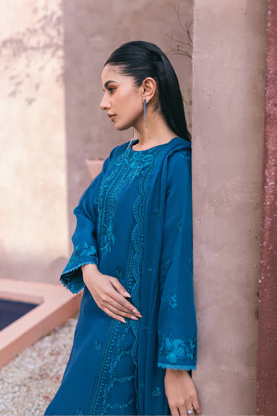 Azure | Embroidered Ensembles 3 Pcs | Hydrangea Hues - Pakistani Clothes for women, in United Kingdom and United States