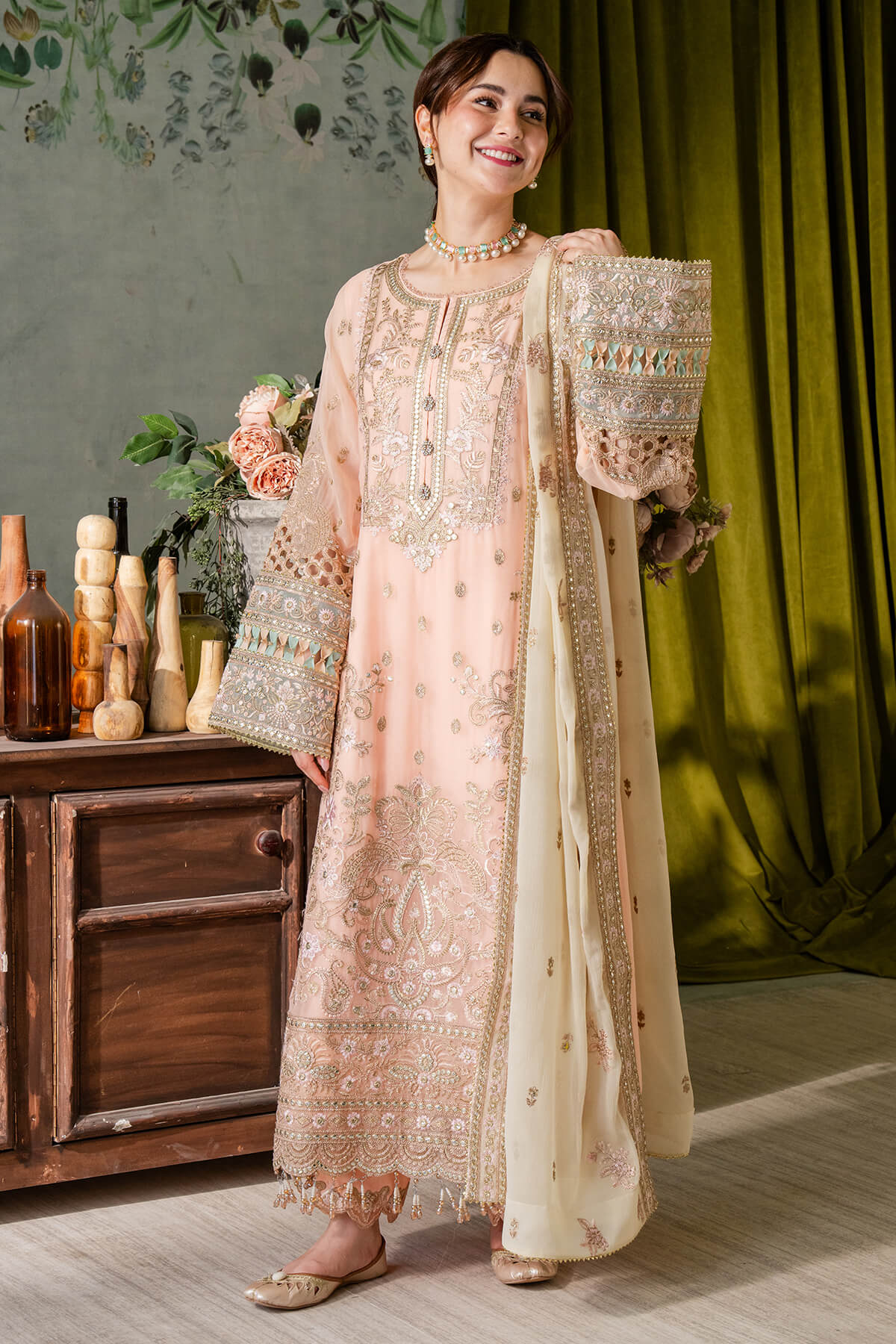 Imrozia Premium | Naina Chiffon Collection | I-193 Kashud