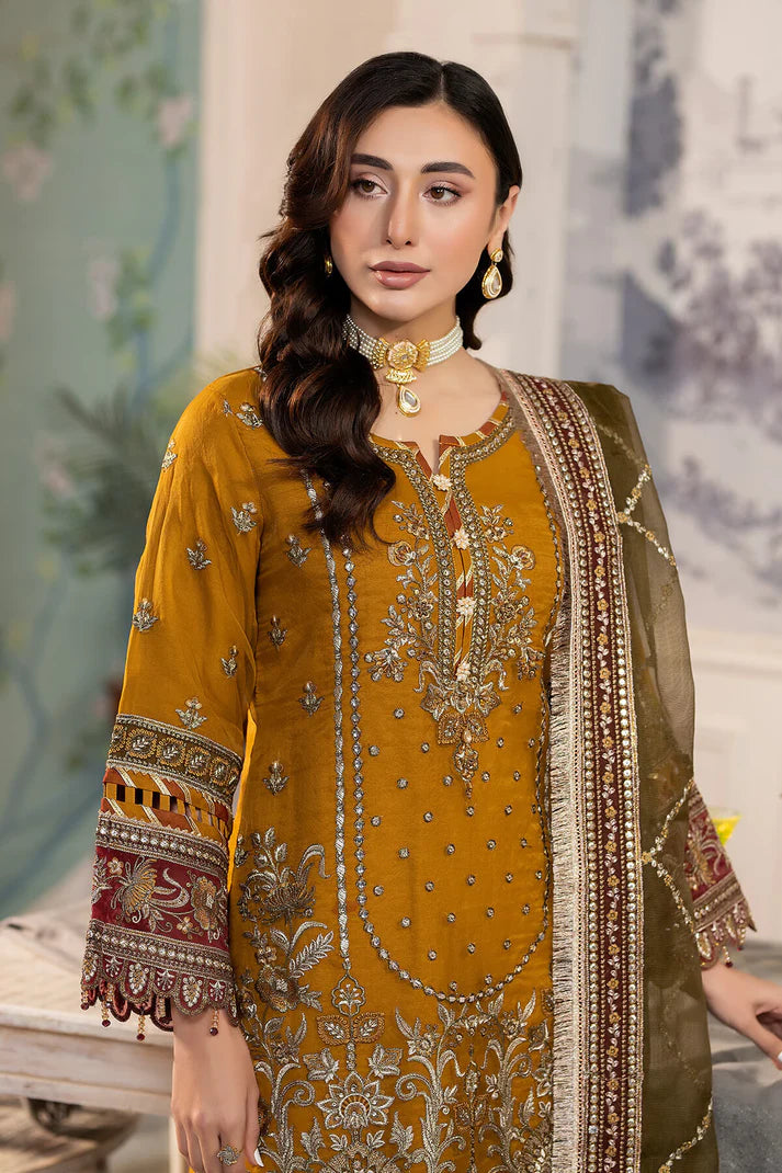Imrozia Premium | Baad e Saba Pret Luxury Eid Collection | I.P-38 Sargoshiyan - Hoorain Designer Wear - Pakistani Ladies Branded Stitched Clothes in United Kingdom, United states, CA and Australia