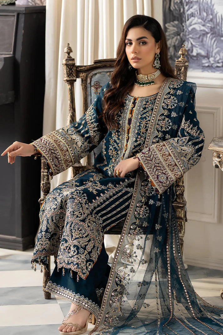 Imrozia Premium | Baad e Saba Pret Luxury Eid Collection | I.P-40 Saher - Hoorain Designer Wear - Pakistani Ladies Branded Stitched Clothes in United Kingdom, United states, CA and Australia