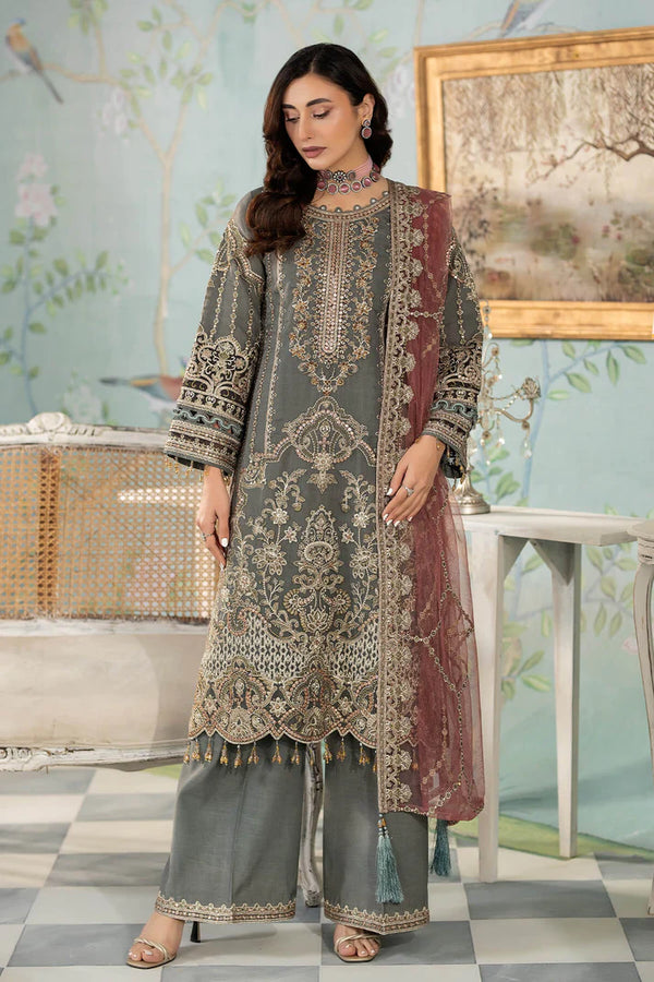 Imrozia Premium | Baad e Saba Pret Luxury Eid Collection | I.P-42 Roshni - Hoorain Designer Wear - Pakistani Ladies Branded Stitched Clothes in United Kingdom, United states, CA and Australia