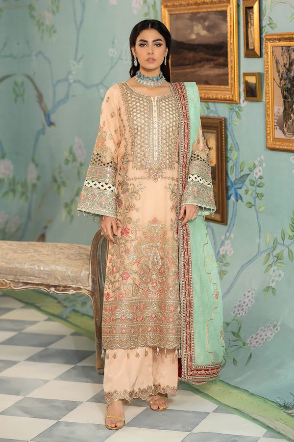 Imrozia Premium | Baad e Saba Pret Luxury Eid Collection | I.P-44 Zephyr - Hoorain Designer Wear - Pakistani Ladies Branded Stitched Clothes in United Kingdom, United states, CA and Australia