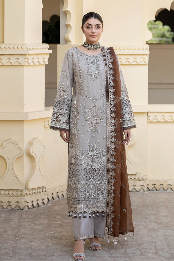 Imrozia Premium | Baad e Saba Formals | IP-52 Gulbahar - Hoorain Designer Wear - Pakistani Designer Clothes for women, in United Kingdom, United states, CA and Australia