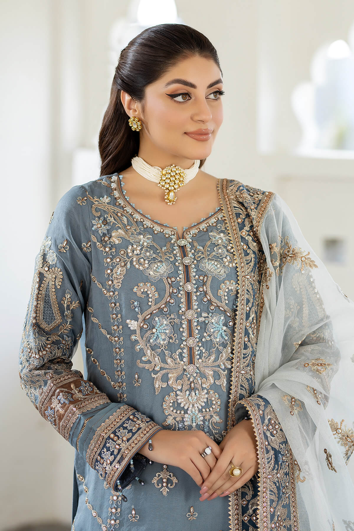 Imrozia Premium | Baad e Saba Formals | IP-57 Khushboo - Pakistani Clothes for women, in United Kingdom and United States