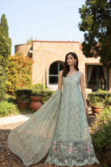 Saadia Asad | Luxury Eid Schiffli Laserkari 26 | D7 - B - Florine