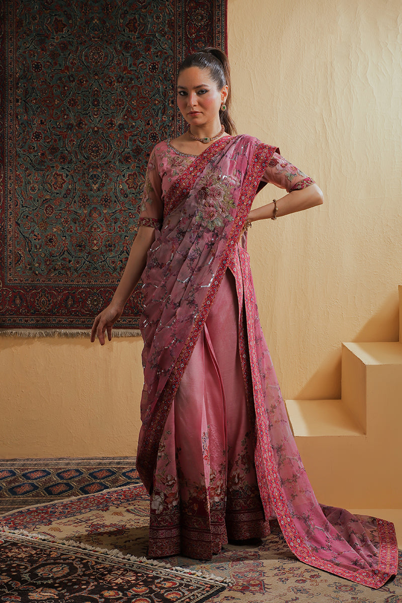 Shamaeel Ansari | Majestic Legacy | Rosewood Zari Fusion Saree