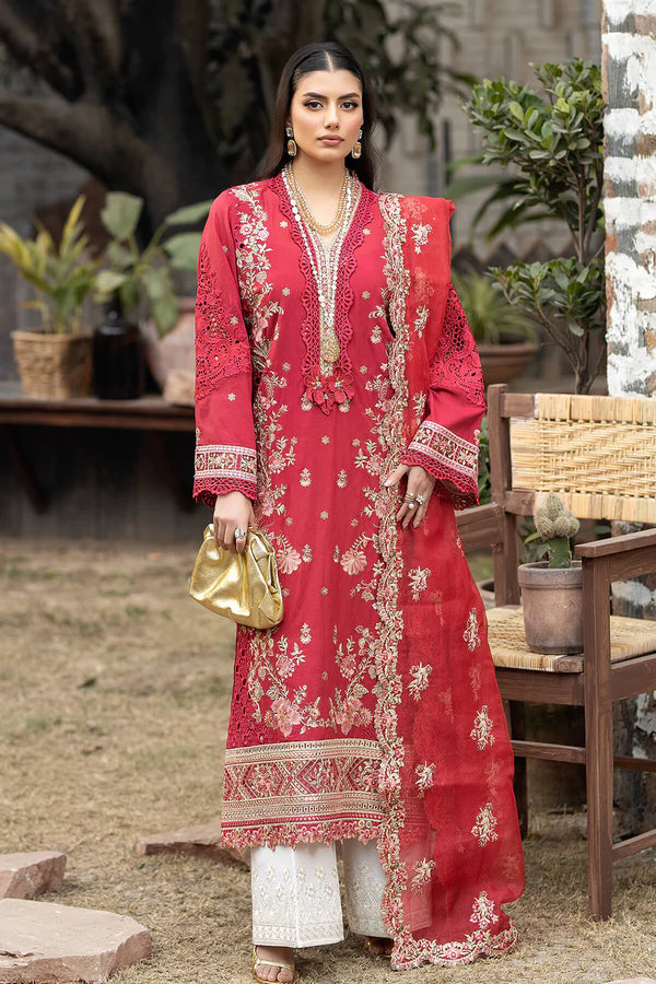 Imrozia Premium | Gulposh Luxury Lawn 24 | S.L 46 Amal - Hoorain Designer Wear - Pakistani Ladies Branded Stitched Clothes in United Kingdom, United states, CA and Australia