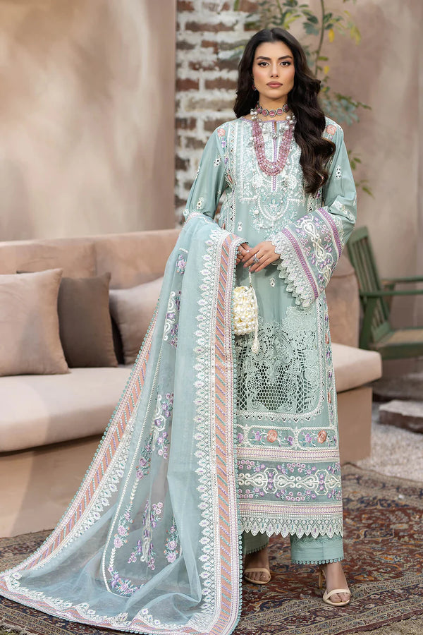 Imrozia Premium | Gulposh Luxury Lawn 24 | S.L 49 Mirha - Hoorain Designer Wear - Pakistani Ladies Branded Stitched Clothes in United Kingdom, United states, CA and Australia