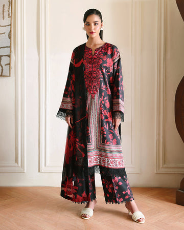 Roheenaz | Eclat Garden Printed Lawn | Iris Garden