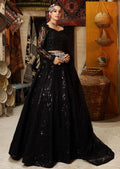 Waqas Shah | Ishq Naama | Black Blossom - Pakistani Clothes for women, in United Kingdom and United States