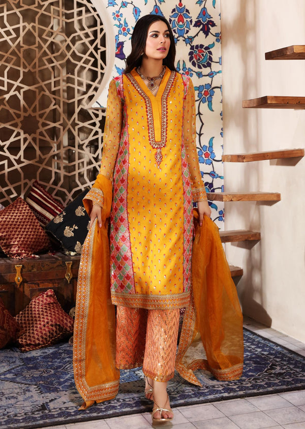 Waqas Shah | Ishq Naama | DIYA - Hoorain Designer Wear - Pakistani Ladies Branded Stitched Clothes in United Kingdom, United states, CA and Australia