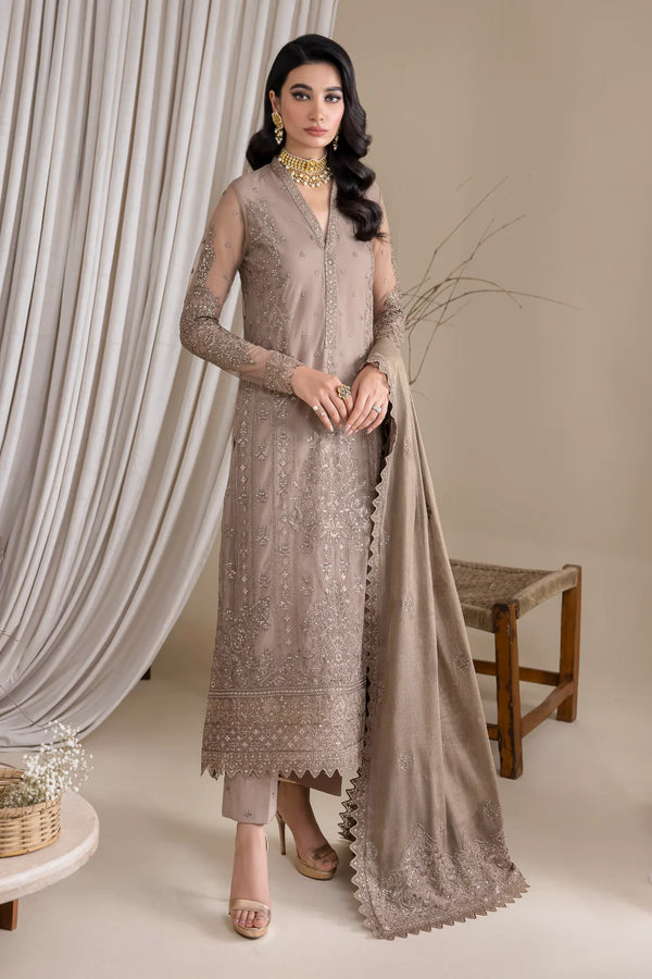 Iznik | Chinnon Chiffon | CC-30 VANESSA - Hoorain Designer Wear - Pakistani Ladies Branded Stitched Clothes in United Kingdom, United states, CA and Australia