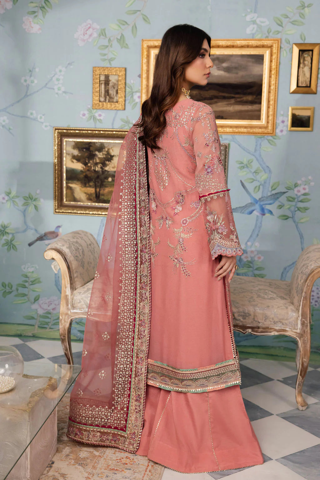 Iznik | Chinnon Chiffon | CC-35 DAREEN - Pakistani Clothes for women, in United Kingdom and United States