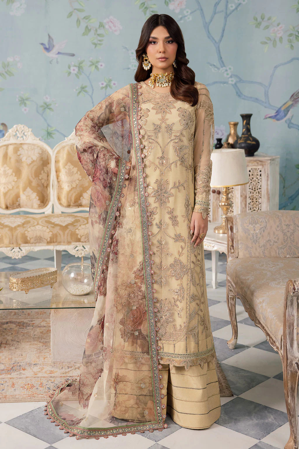 Iznik | Chinnon Chiffon | CC-31 ALYA - Pakistani Clothes for women, in United Kingdom and United States