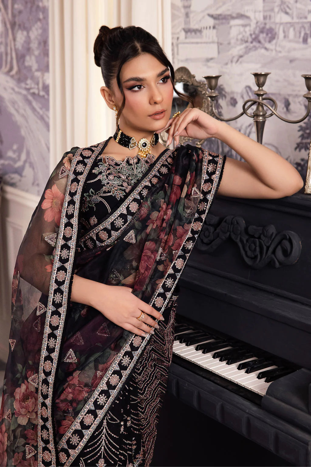 Iznik | Chinnon Chiffon | CC-32 KIAH - Pakistani Clothes for women, in United Kingdom and United States