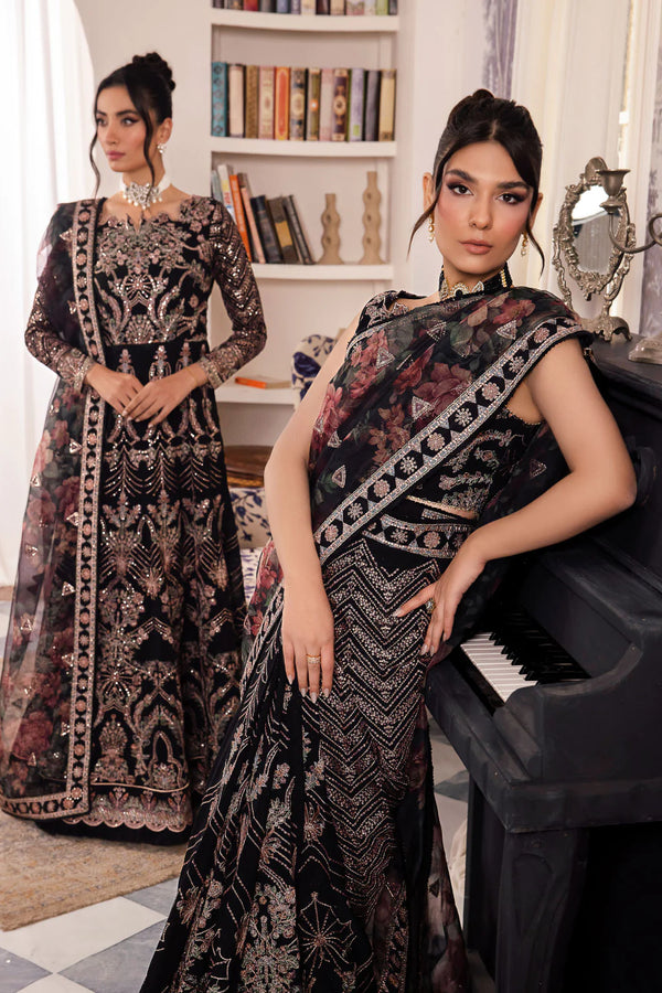 Iznik | Chinnon Chiffon | CC-32 KIAH - Hoorain Designer Wear - Pakistani Ladies Branded Stitched Clothes in United Kingdom, United states, CA and Australia
