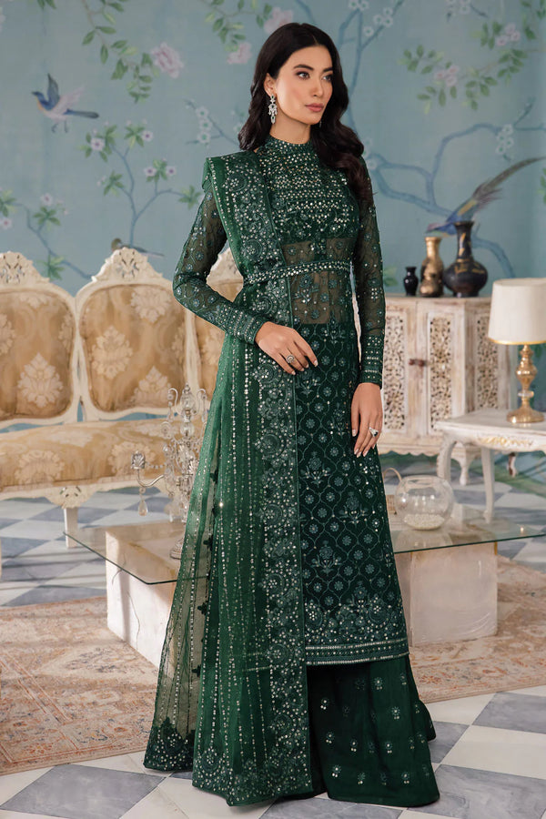 Iznik | Chinnon Chiffon | CC-40 KEZIAH - Hoorain Designer Wear - Pakistani Ladies Branded Stitched Clothes in United Kingdom, United states, CA and Australia